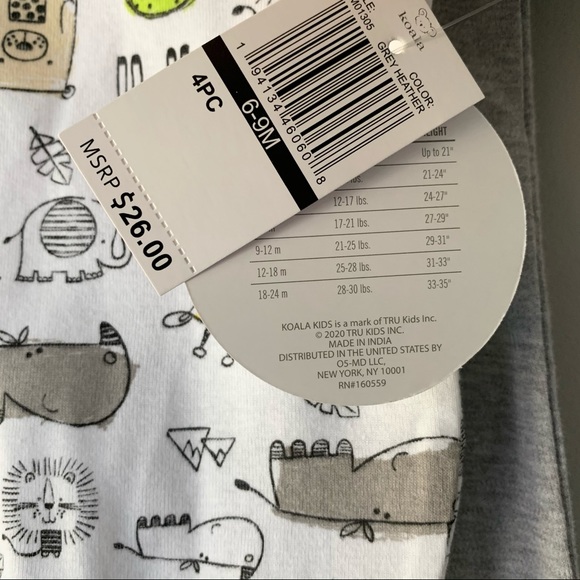 Koala Baby Outfit and Hat - Picture 3 of 5